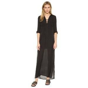 Haute Hippie Maxi Length Gypsy Shirt Dress